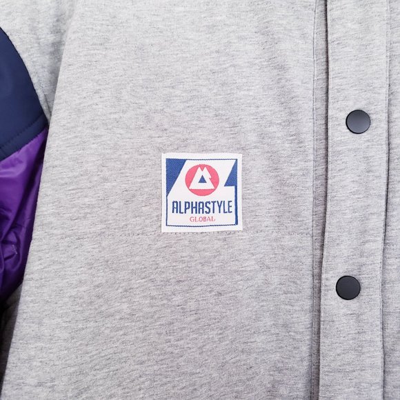 AlphaStyle Global Reversible Unisex Sherpa Coat - Picture 13 of 16